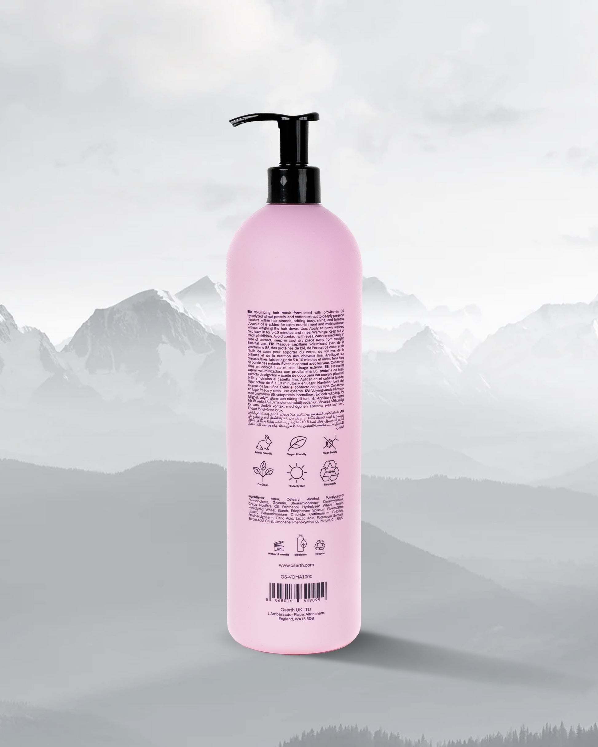 Oserth Volume Collection – Lightweight, vegan haircare products that add body, bounce, and natural volume to your hair.