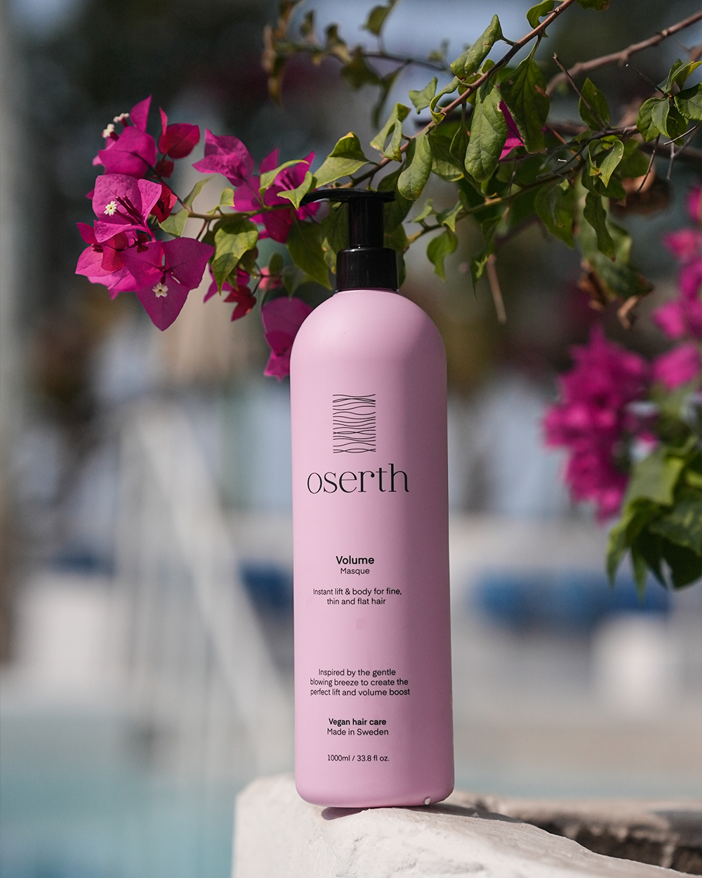 Oserth Volume Collection – Lightweight, vegan haircare products that add body, bounce, and natural volume to your hair.