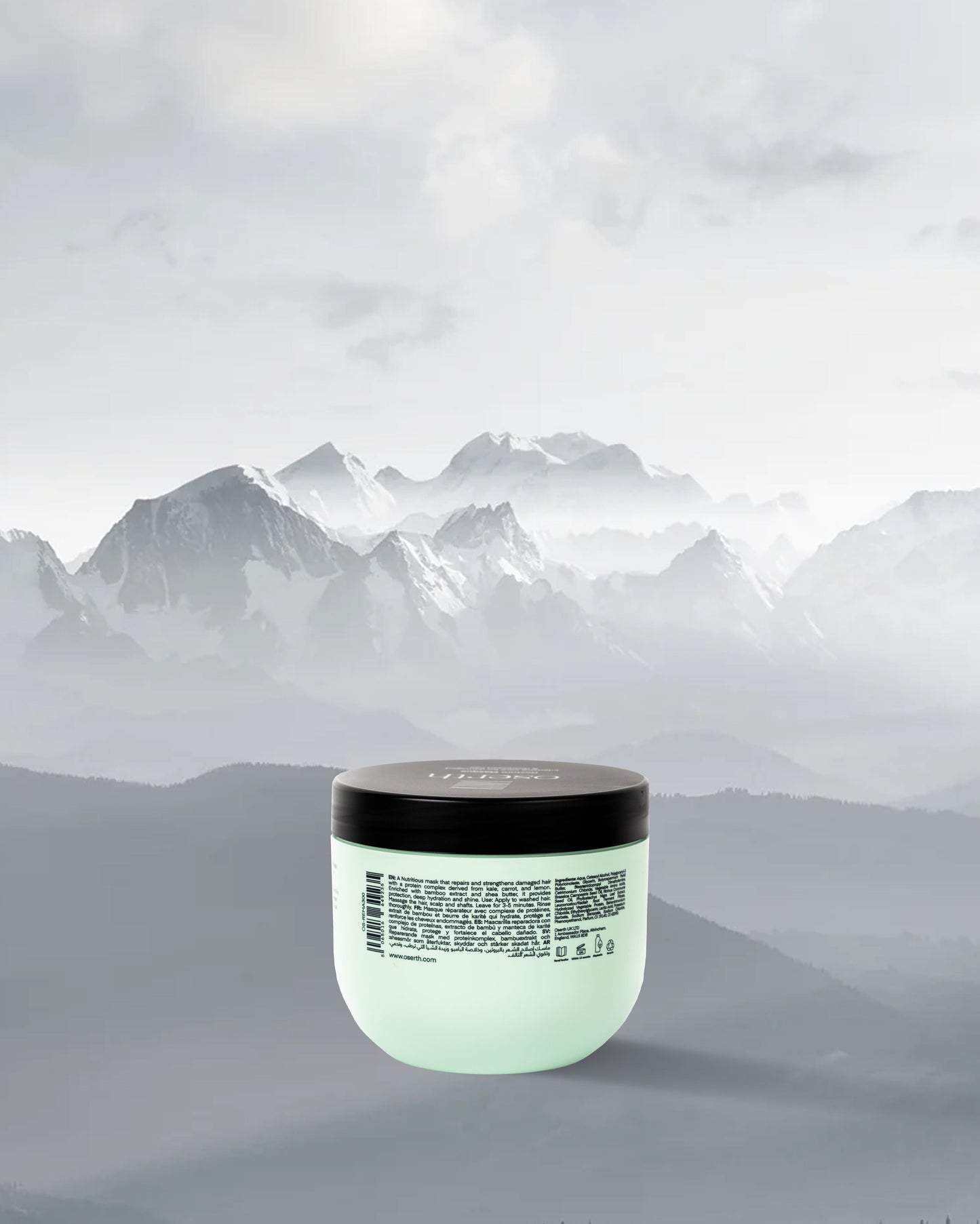 Oserth Restore Collection – Repair and rejuvenate damaged hair with vegan, sustainable products infused with nourishing natural ingredients.